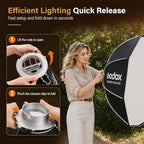 GODOX EazyFlow 60cm Octagonal Bowens-Mount Softbox