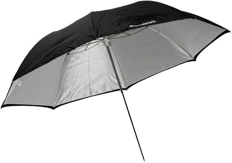 Westcott 2011 Optical White Satin Collapsible Umbrella — main product image