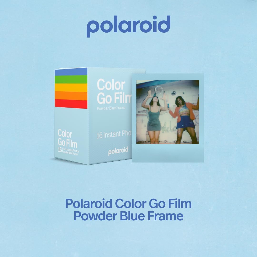 Polaroid 6376 Go Film Powder Blue 16 Photos