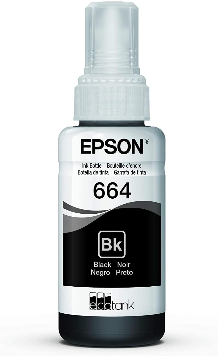 Epson T664120-2P Black Ink Bottle Kit (2 Bottles)