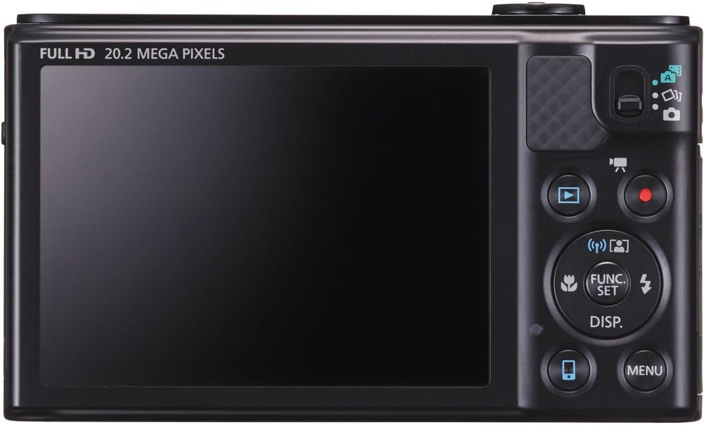Canon 0111C001 PowerShot SX610 HS: 18x Zoom, Wi-Fi Camera (Black)