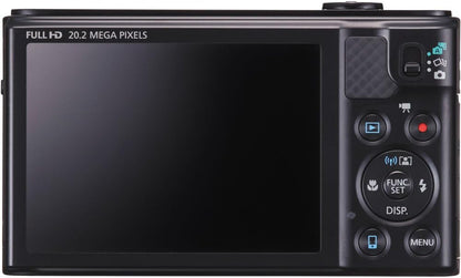 Canon 0111C001 PowerShot SX610 HS: 18x Zoom, Wi-Fi Camera (Black)