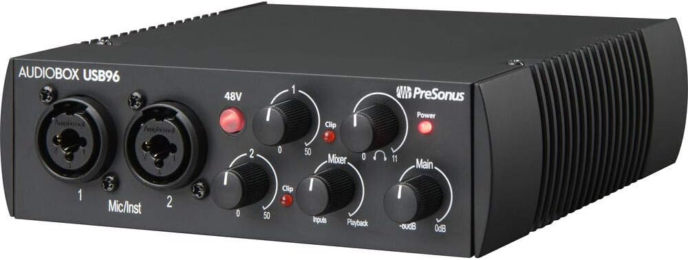 PreSonus AudioBox 96 Studio Bundle Mackie CR3 Monitors