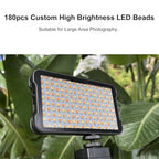 Fabater Wireless LED Photography Fill Light with CPL Lens