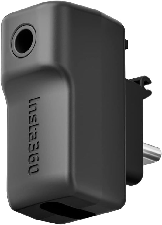 Insta360 CINSBAQ/A X3 Mic Adapter External Microphone Accessory