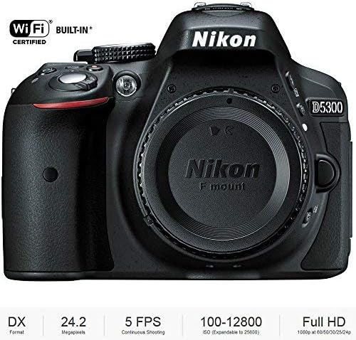 Nikon CRTNKD5300KRB D5300 DX-Format DSLR Camera Renewed