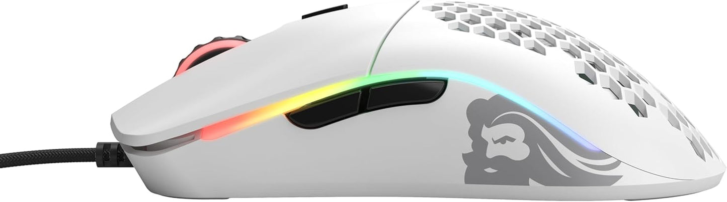 Glorious GO-WHITE Model O Wired Gaming Mouse