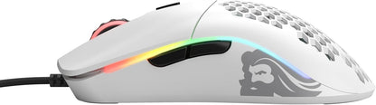 Glorious GO-WHITE Model O Wired Gaming Mouse