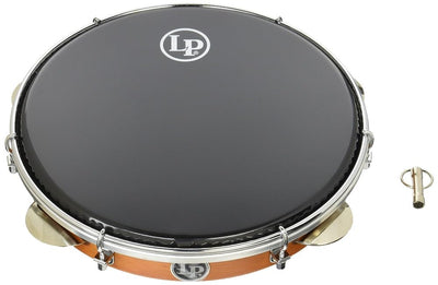 Latin Percussion LP3010 Brazilian Wood Pandeiro Synthetic Head