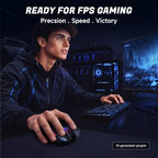 AOC GM401 Tri-Mode Wireless RGB Gaming Mouse