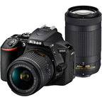 Nikon D5600 18-55mm & 70-300mm Lens Bundle (Renewed)
