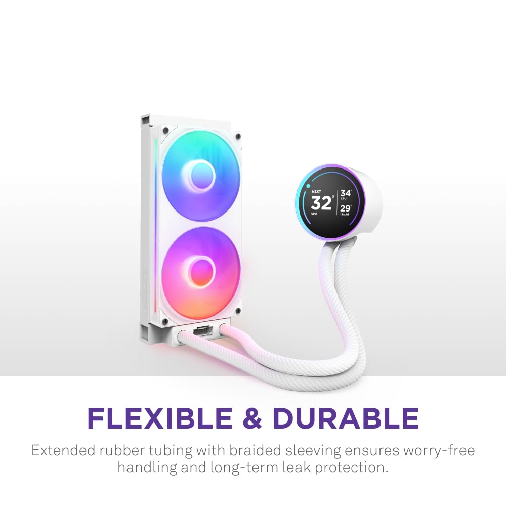 NZXT RL-KR24E-W2 Kraken Elite 240 RGB 240mm AIO CPU Cooler (2024)