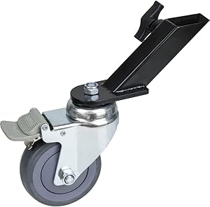 Kupo KS941612 Square Stand Leg Caster Adapter (3-Pack)