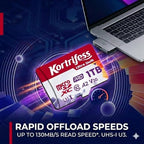 Kortrifess 1TB microSDXC UHS-I Memory Card