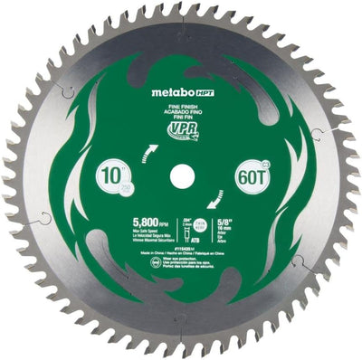 Hitachi 115435 10” 60T Fine Finish Miter Saw Blade