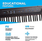 Alesis SP-2 Recital 88-Key Digital Piano Keyboard Bundle