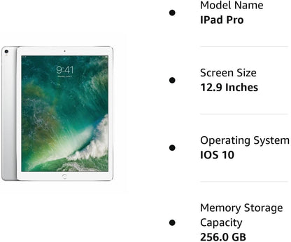Apple MQDC2LL/A iPad Pro 12.9" 64GB Silver (Renewed)