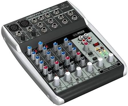 Behringer Q802USB Premium 8-Input Mixer XENYX Preamps