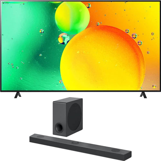 LG E90LG43NANO75UQA 43" 4K NanoCell Smart TV Bundle