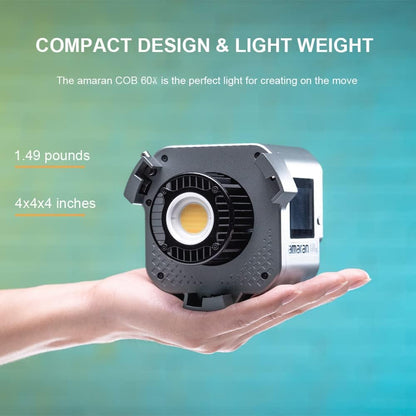 Aputure Amaran COB 60X S Bi-Color LED Video Light