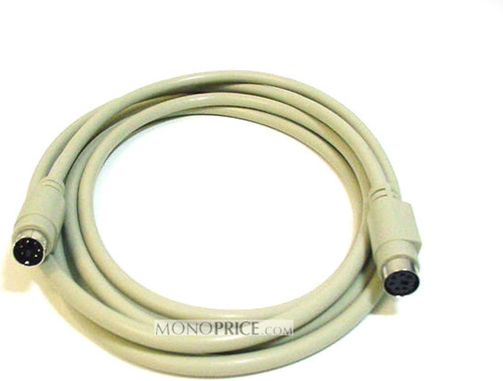 Monoprice 102541 PS/2 MDIN-6 Extension Cable 25ft