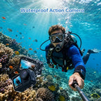 Xoieod 4K 60FPS Waterproof Action Camera with Stabilization