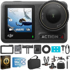DJI E1DJIOSMOACT4SC Osmo Action 4 4K Waterproof Camera Bundle