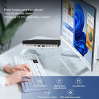 HP EliteDesk 800 G4 Mini i5 Dual Monitor Bundle Renewed
