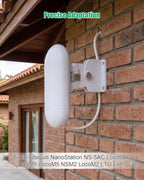 PUWJNV Adjustable Outdoor Antenna Wall Mount Bracket with Cable Tray