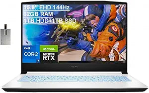 MSI GF63 15.6" FHD 144Hz Gaming Laptop i7 RTX 3050 Ti