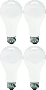GE Lighting 10429 A21 150-Watt Bulb - Soft White 4-Pack