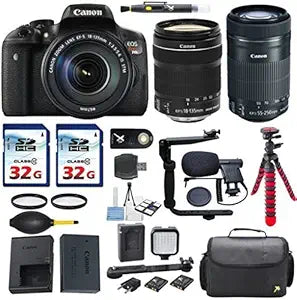 Canon 33-CANT6IKITE-010516 EOS Rebel T6i DSLR Bundle
