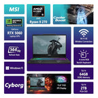 Delca MSI Cyborg A15 Ryzen 9 RTX 5060 Gaming Laptop