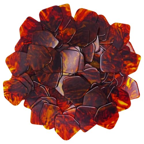 Exotic Plectrums Brown Tortoise Celluloid Guitar Picks — main product image