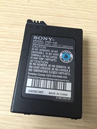 Sony PSP-110 Replacement Battery for PSP 1000/1001 — main product image