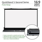 Elite Screens Q150HD1 QuickStand Drape 150