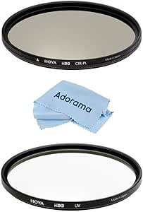 Hoya 55mm HD3 UV and Circular Polarizer Filter Kit