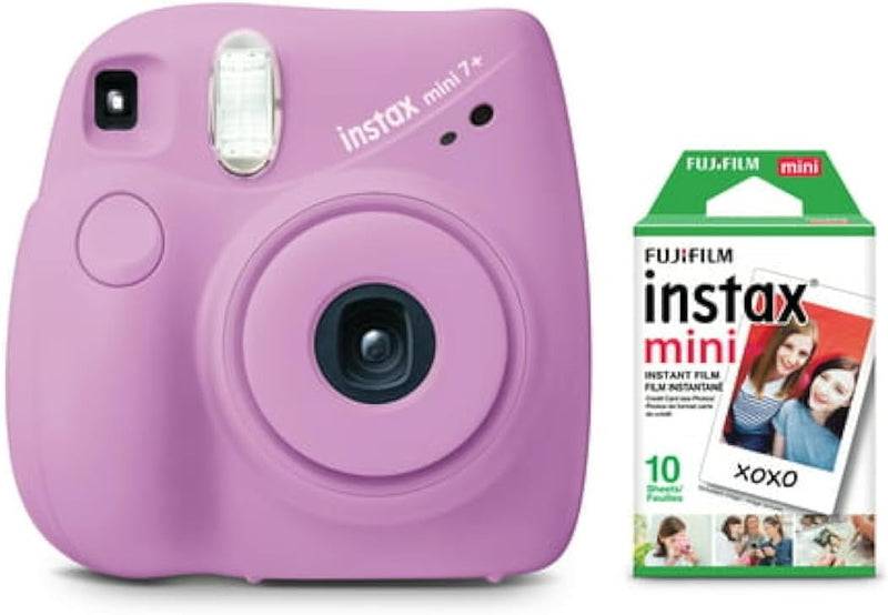 Fujifilm Instax Mini 7+ Lavender Instant Camera Bundle — main product image