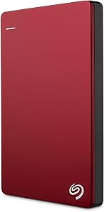 Seagate STDR2000203 2TB Backup Plus USB 3.0 External HDD Red — main product image