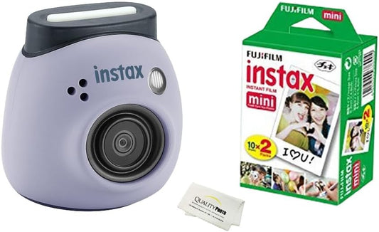Fujifilm Pal Digital Instax Camera Lavender Bundle