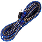 Gravity BGR-KIT4-PK2-BLUE-2500W 4 Gauge Amplifier Wiring Kit