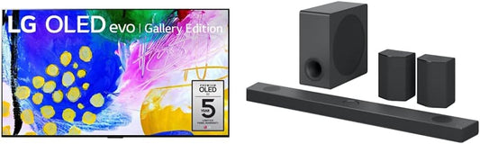 LG OLED77G2PUA 77" 4K Smart TV & S95QR 9.1.5ch Sound Bar Bundle