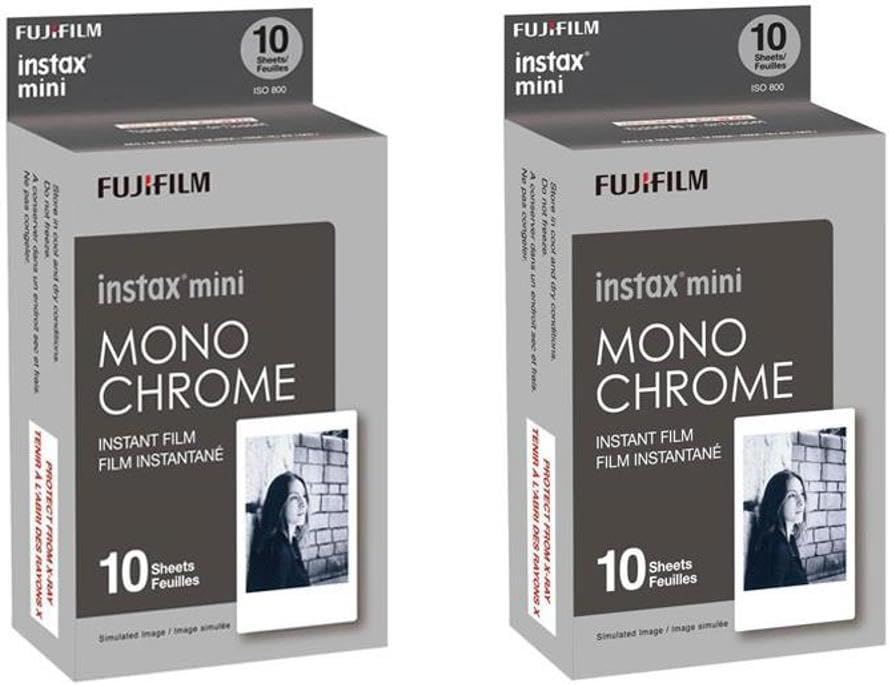 Fujifilm Instax Mini Monochrome Film 2-Pack B&W