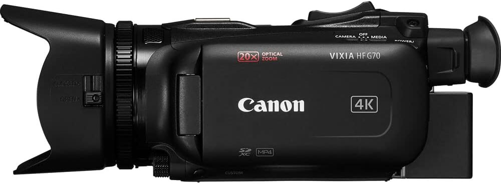 Canon Vixia HF G70 UHD 4K Camcorder Bundle (Renewed)
