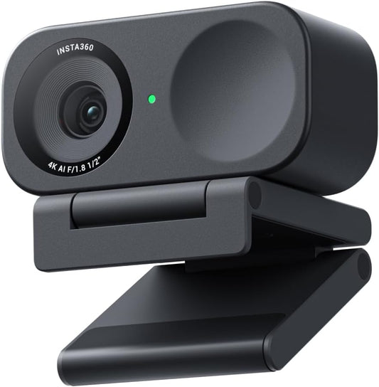 Insta360 Link 2C Webcam - 4K, AI Tracking, Noise Canceling, USB