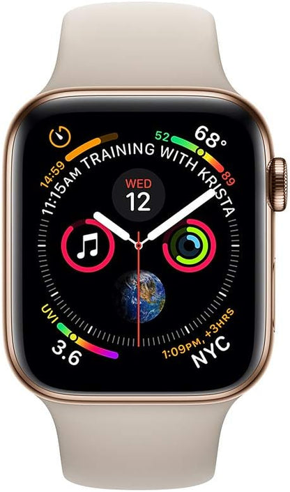 Apple Series 4 44mm GPS + Cellular Gold Stainless Steel Renewed