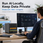 NIMO 6-Bay AI NAS Pro with Arc Pro B70 GPU and 10GbE