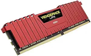 Corsair CMK16GX4M4B3300C16R Vengeance LPX 16GB DDR4 3300MHz Red Memory