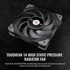 Thermaltake TOUGHFAN 14 PWM High Static Pressure Fan (2-Pack)
