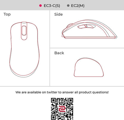 BenQ EC3-C Zowie Ergonomic Esports Gaming Mouse